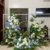 Cổng Cưới Tông Xanh Trắng - CC008