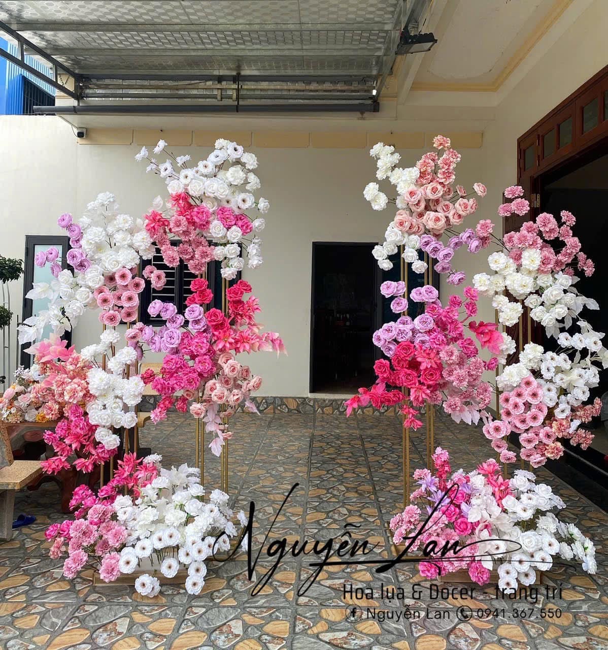 Cổng Cưới Set trụ cao để sân khấu - CC013