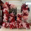 cổng cưới vuông tông hồng đỏ - CC018
