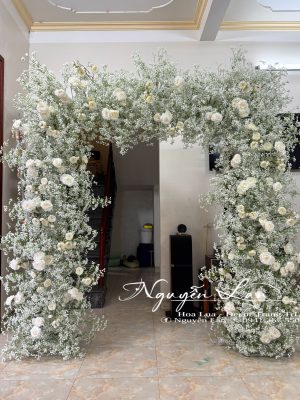 Cổng Studio vuông bi trắng- CS009