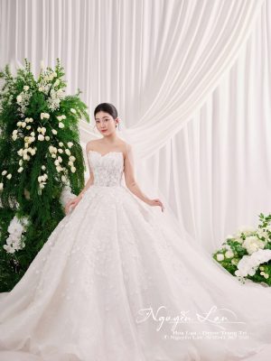 Cổng Studio trụ cao hoa tuylip- CS010