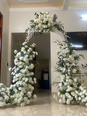 Cổng Studio vòm trắng- CS016