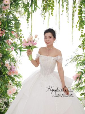 Cổng Studio tròn tông hồng tím - CS020