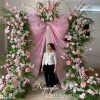 Cổng Studio vuông nơ hồng - CS027